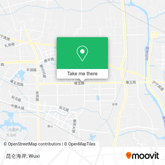 昆仑海岸 map