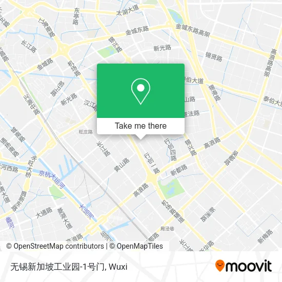 无锡新加坡工业园-1号门 map