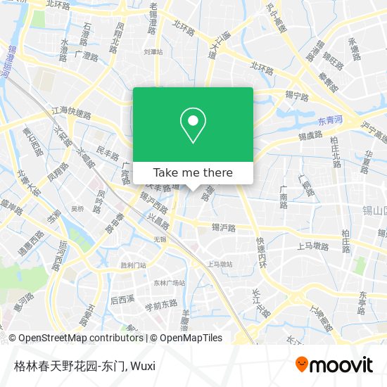 格林春天野花园-东门 map