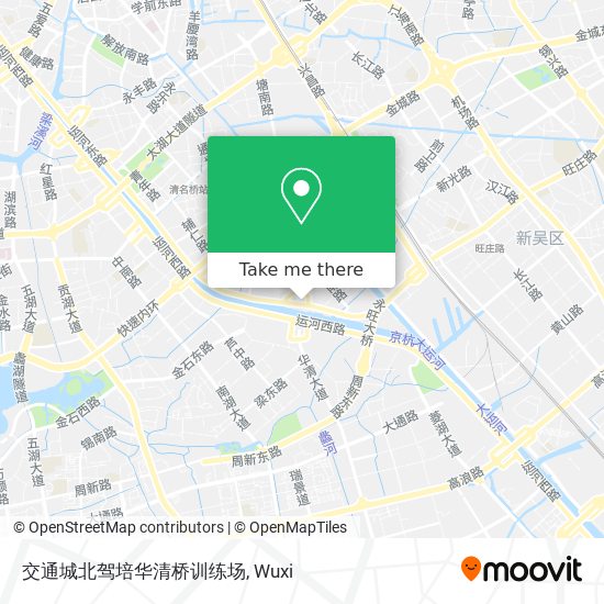 交通城北驾培华清桥训练场 map