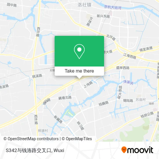 S342与钱洛路交叉口 map
