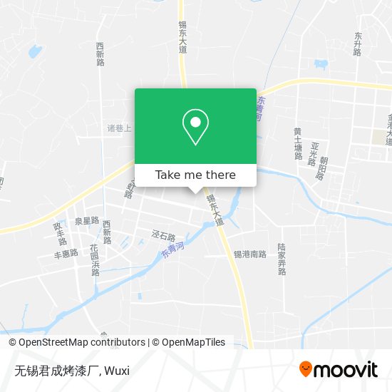 无锡君成烤漆厂 map