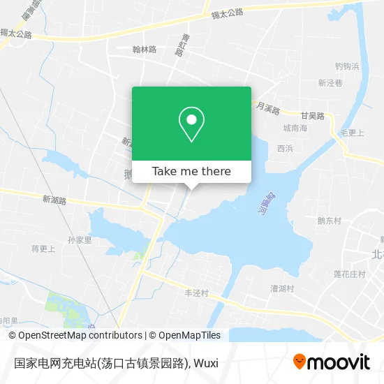国家电网充电站(荡口古镇景园路) map