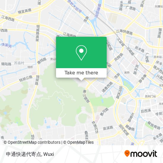 申通快递代寄点 map