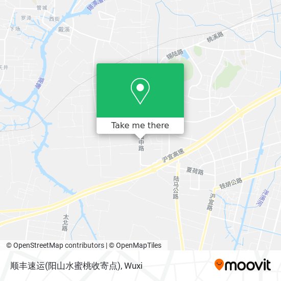 顺丰速运(阳山水蜜桃收寄点) map