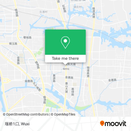 堰桥1口 map