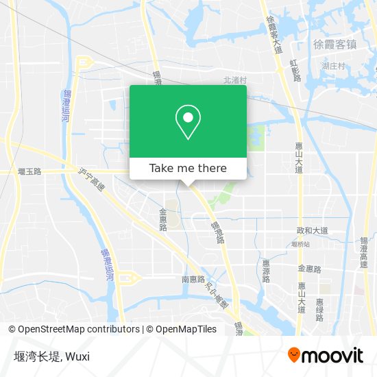 堰湾长堤 map