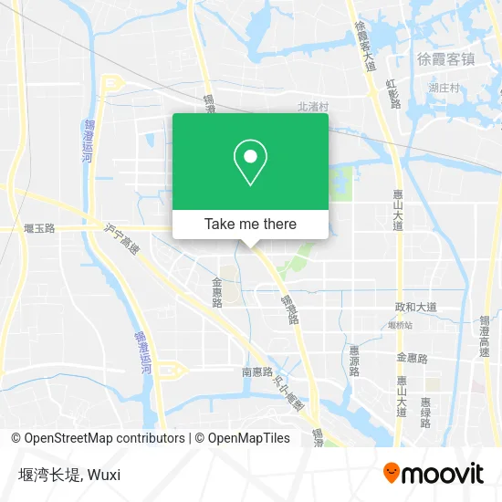 堰湾长堤 map