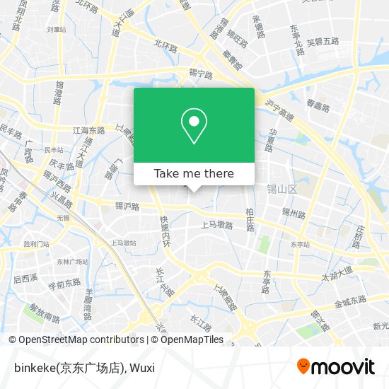 binkeke(京东广场店) map