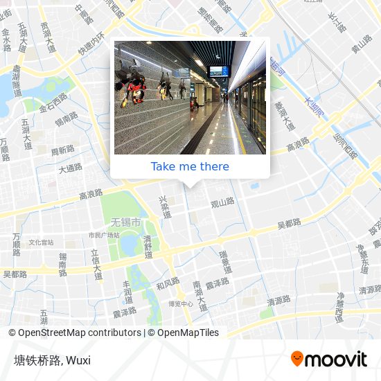 塘铁桥路 map