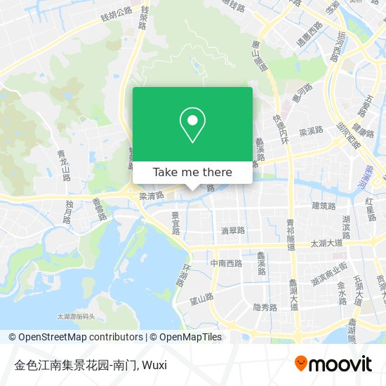 金色江南集景花园-南门 map