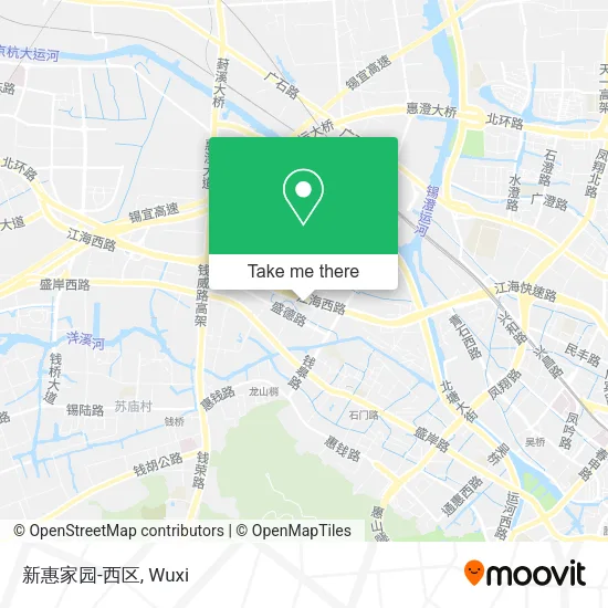 新惠家园-西区 map