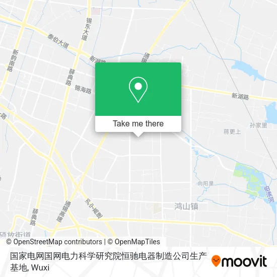 国家电网国网电力科学研究院恒驰电器制造公司生产基地 map