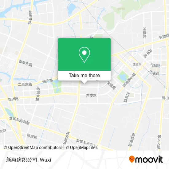 新惠纺织公司 map