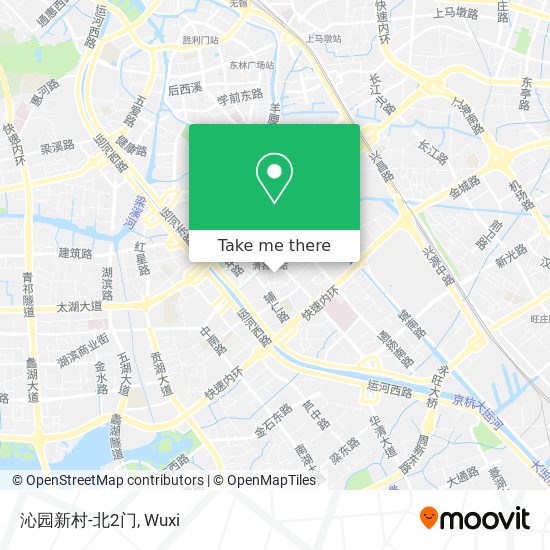 沁园新村-北2门 map