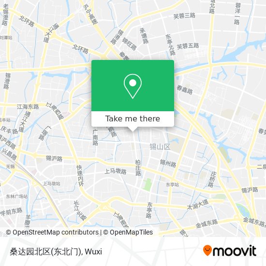 桑达园北区(东北门) map