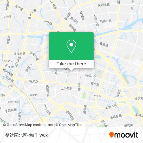 桑达园北区-南门 map
