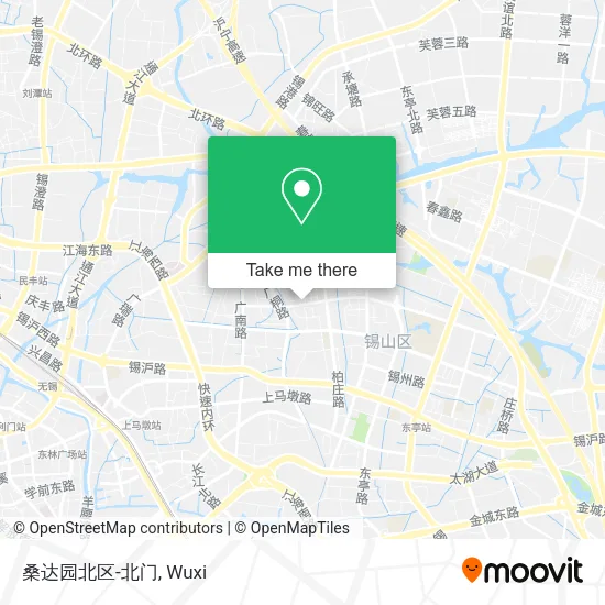桑达园北区-北门 map