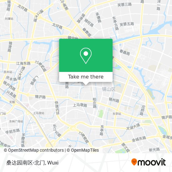 桑达园南区-北门 map
