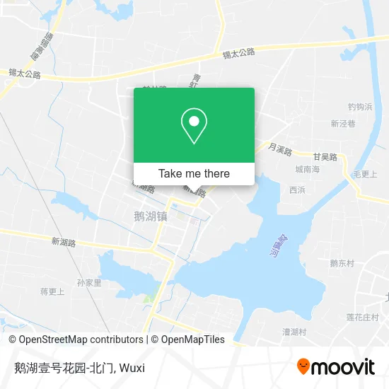 鹅湖壹号花园-北门 map