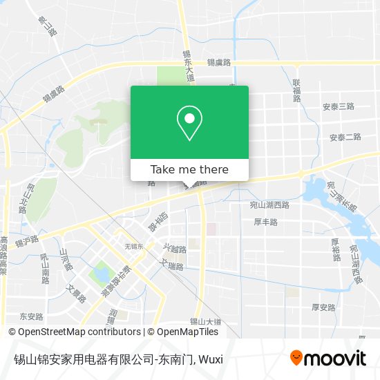 锡山锦安家用电器有限公司-东南门 map