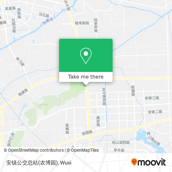安镇公交总站(农博园) map