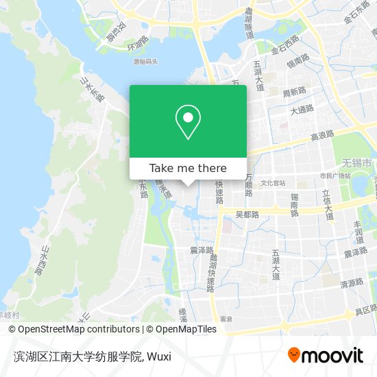 滨湖区江南大学纺服学院 map