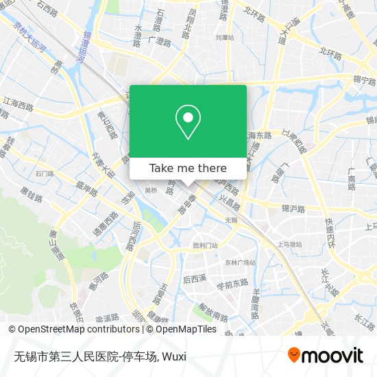 无锡市第三人民医院-停车场 map