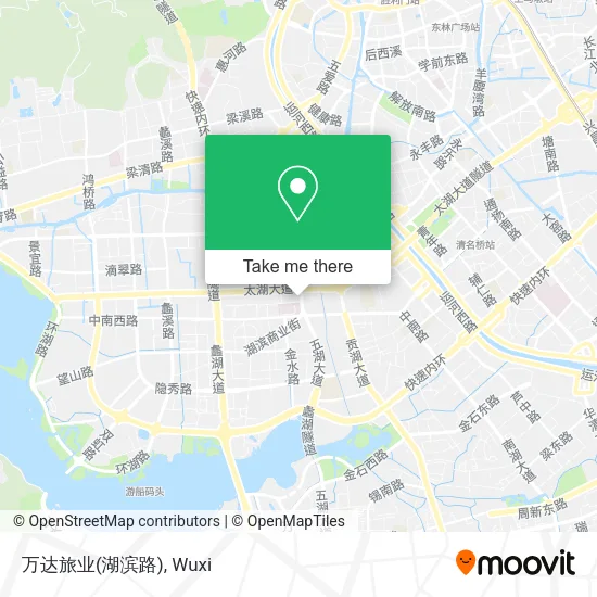 万达旅业(湖滨路) map