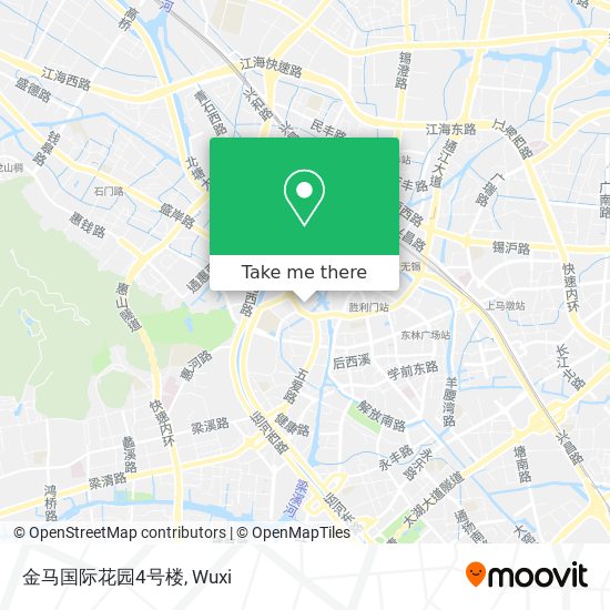 金马国际花园4号楼 map