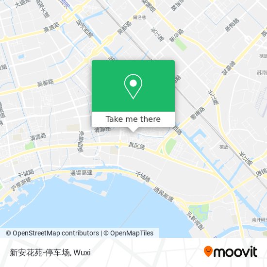 新安花苑-停车场 map