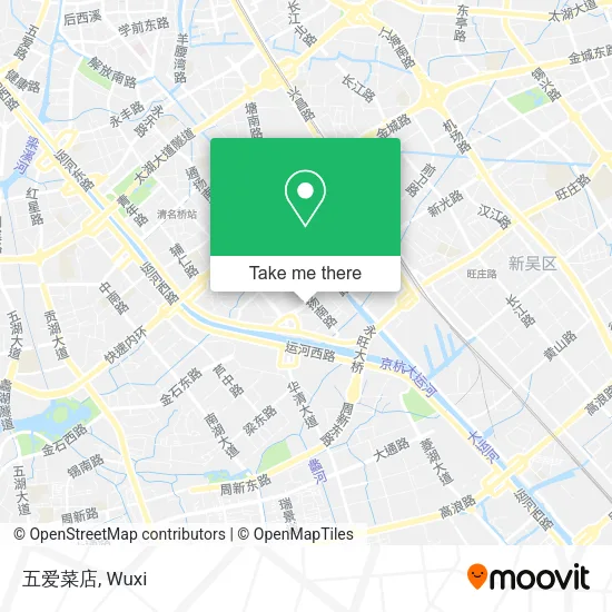 五爱菜店 map