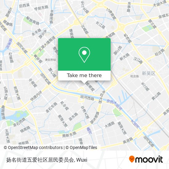 扬名街道五爱社区居民委员会 map