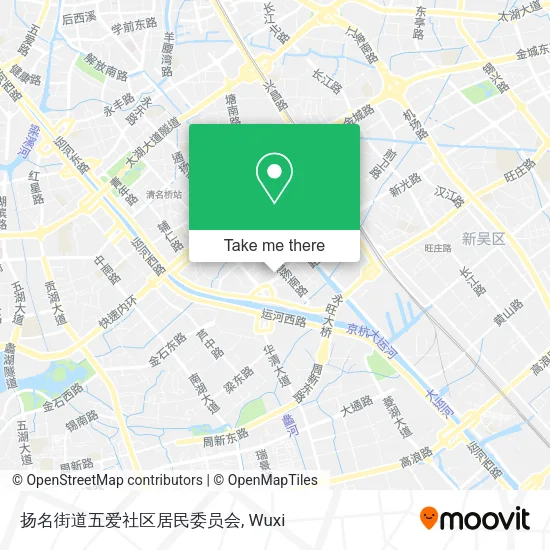 扬名街道五爱社区居民委员会 map
