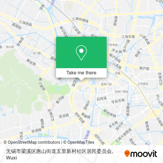 无锡市梁溪区惠山街道五里新村社区居民委员会 map