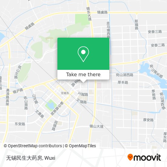 无锡民生大药房 map