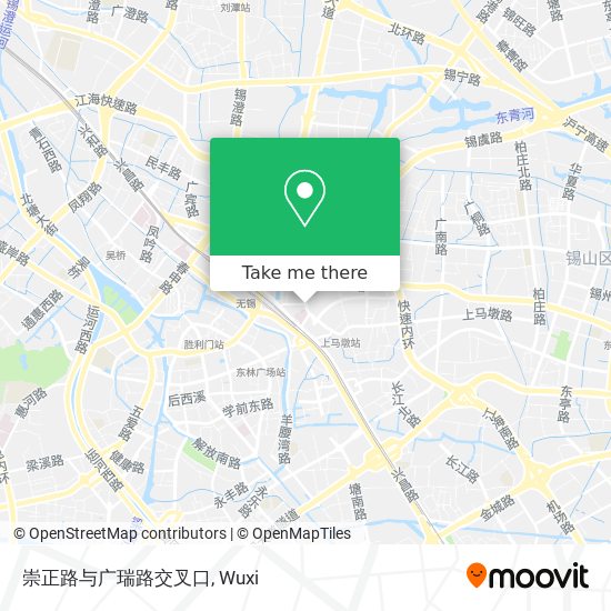 崇正路与广瑞路交叉口 map