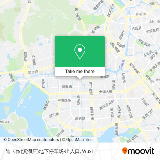 迪卡侬(滨湖店)地下停车场-出入口 map
