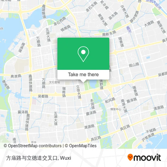 方庙路与立德道交叉口 map