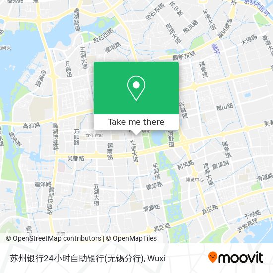 苏州银行24小时自助银行(无锡分行) map