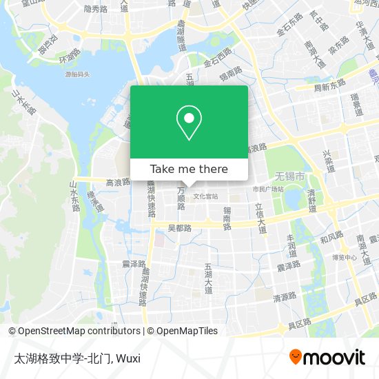 太湖格致中学-北门 map