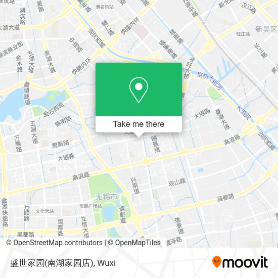 盛世家园(南湖家园店) map