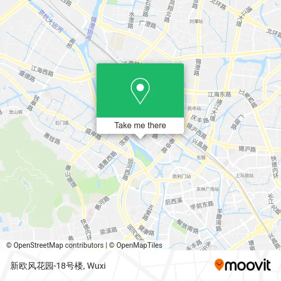 新欧风花园-18号楼 map