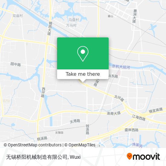 无锡桥阳机械制造有限公司 map