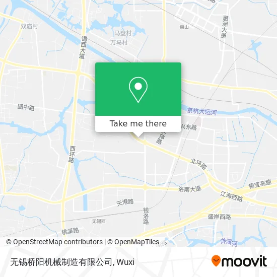 无锡桥阳机械制造有限公司 map