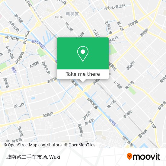 城南路二手车市场 map
