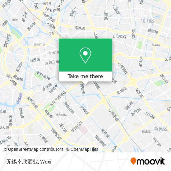 无锡幸欣酒业 map