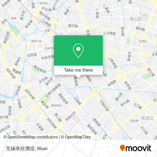 无锡幸欣酒业 map