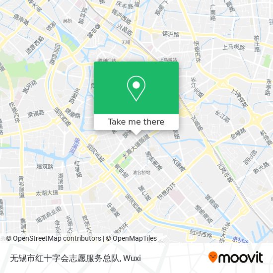 无锡市红十字会志愿服务总队 map