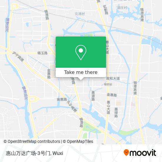 惠山万达广场-3号门 map